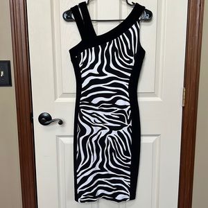 Joseph Ribkoff zebra print dress